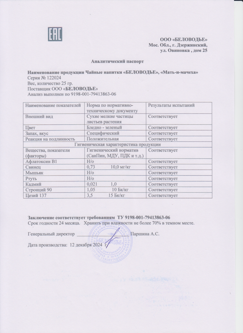 Паспорт №122024